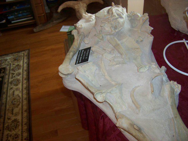 A bed with sheets folded up and a remote control on it.