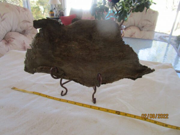 A piece of rock sitting on top of a table.